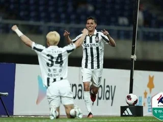 '후이즈 결승골 작렬' 서울, 최하위 광주 1-0 격파하고 선두 질주…포항과 강원도 나란히 승리